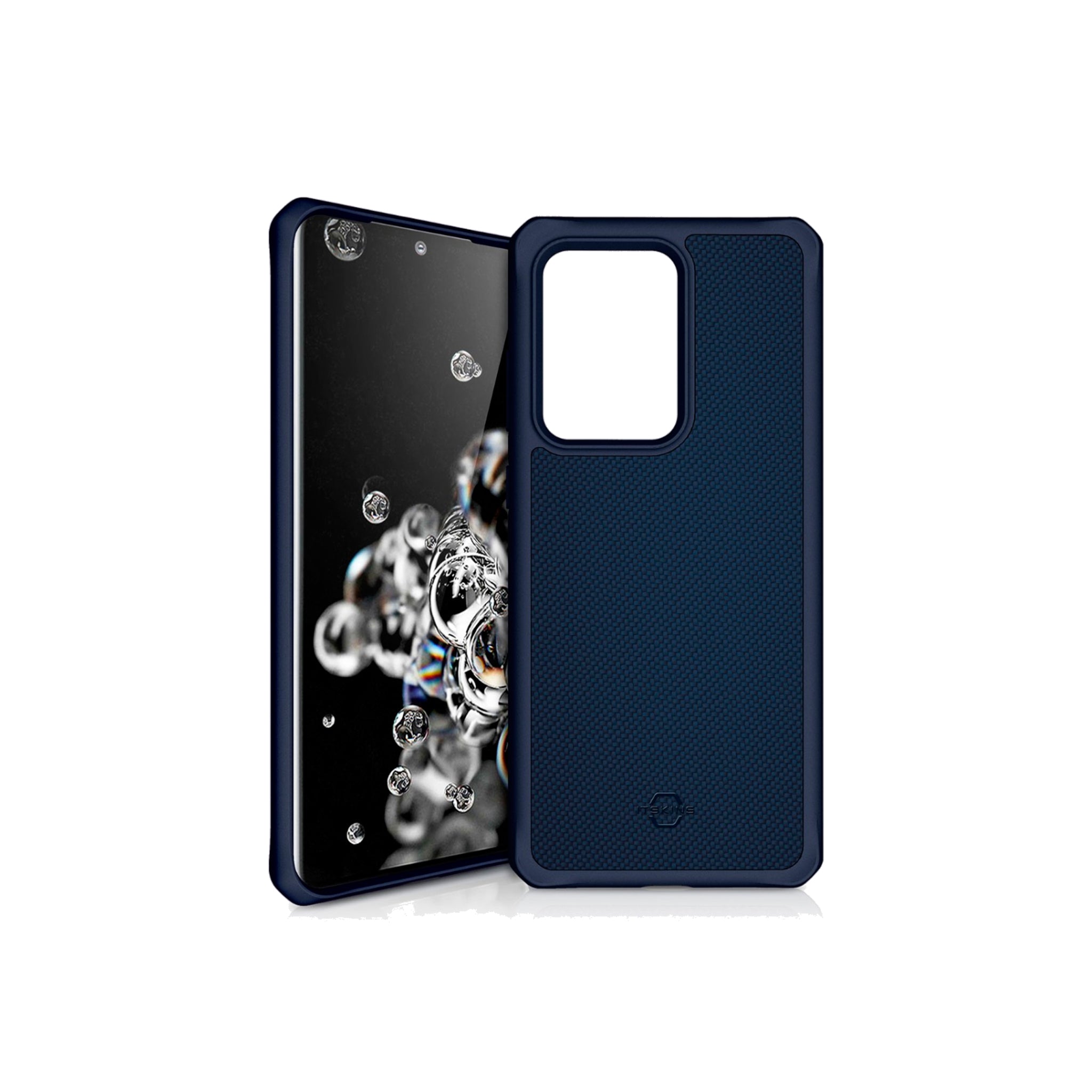 Itskins - Hybrid Fusion Case For Samsung Galaxy S20 Ultra - Dark Blue