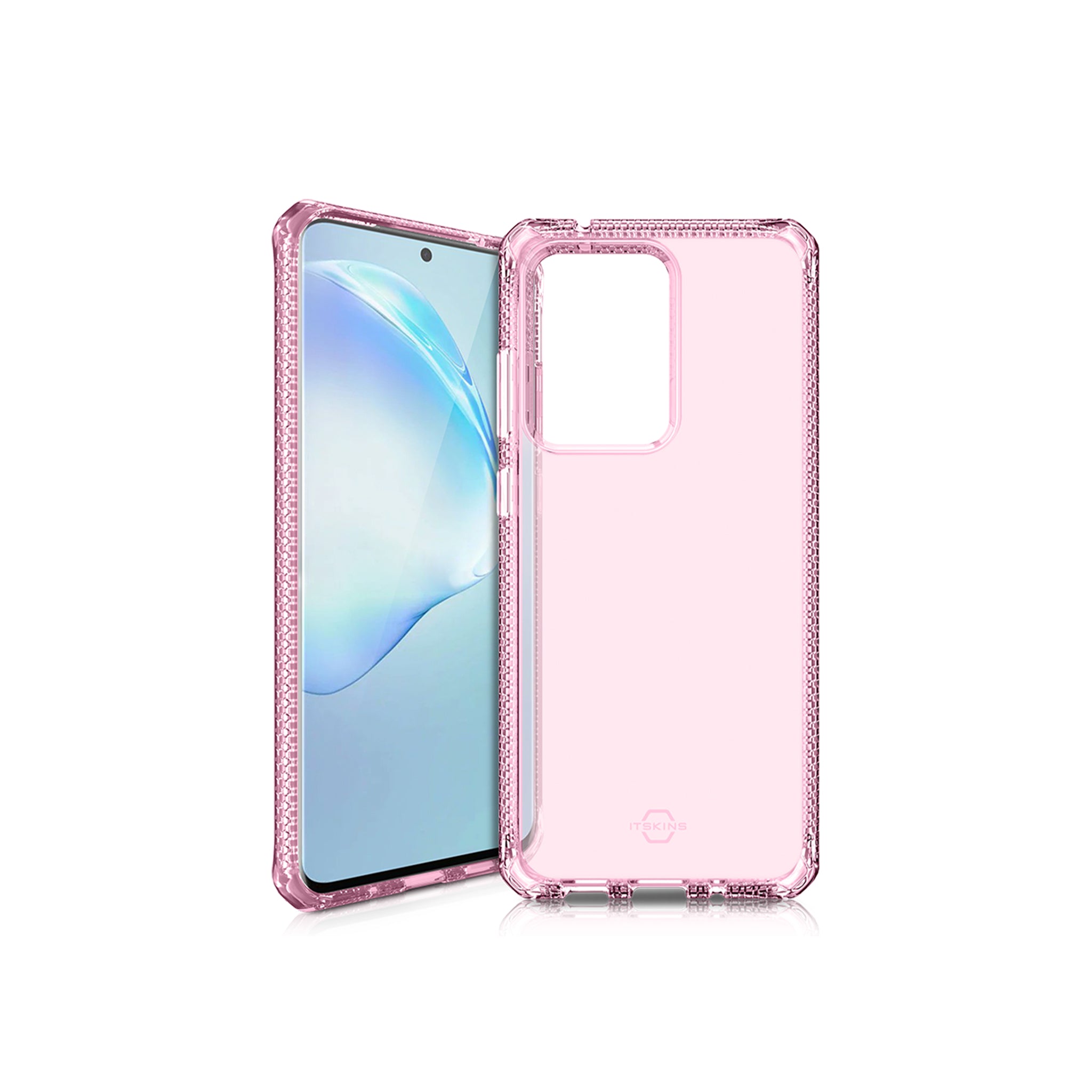 Itskins - Spectrum Clear Case For Samsung Galaxy S20 Ultra - Light Pink