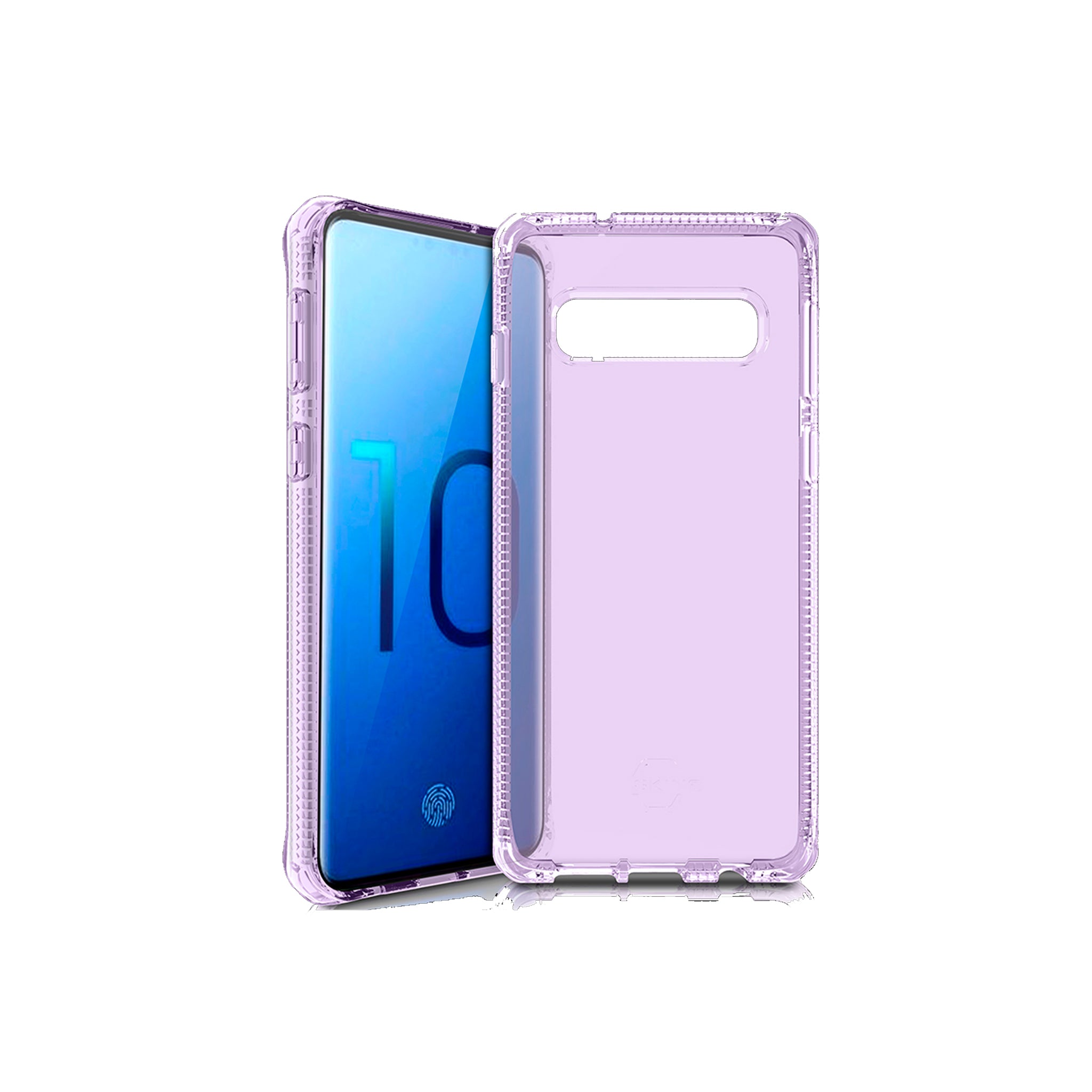 Itskins - Spectrum Clear Case For Samsung Galaxy S10 - Light Purple