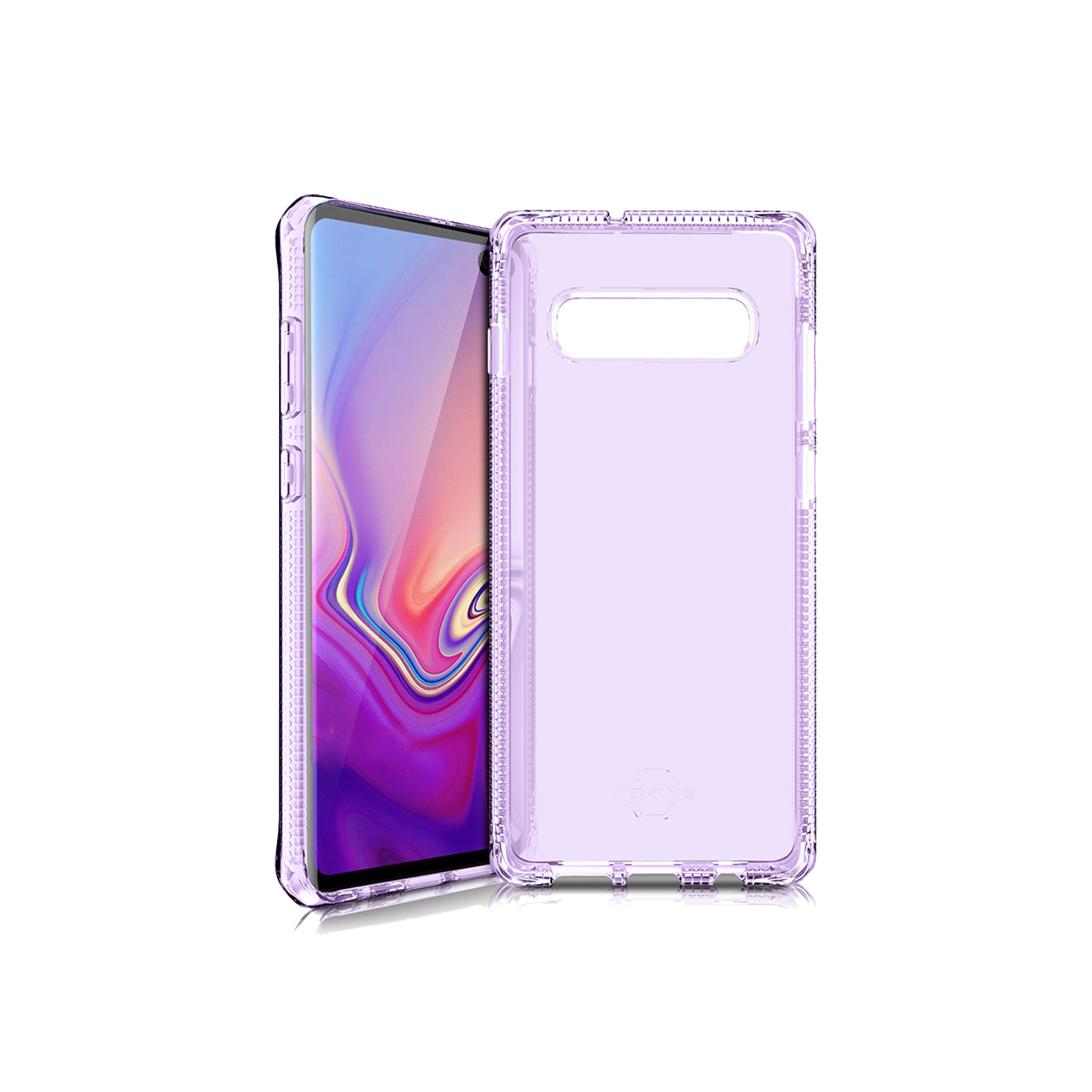 Itskins - Spectrum Clear Case For Samsung Galaxy S10 Plus - Purple