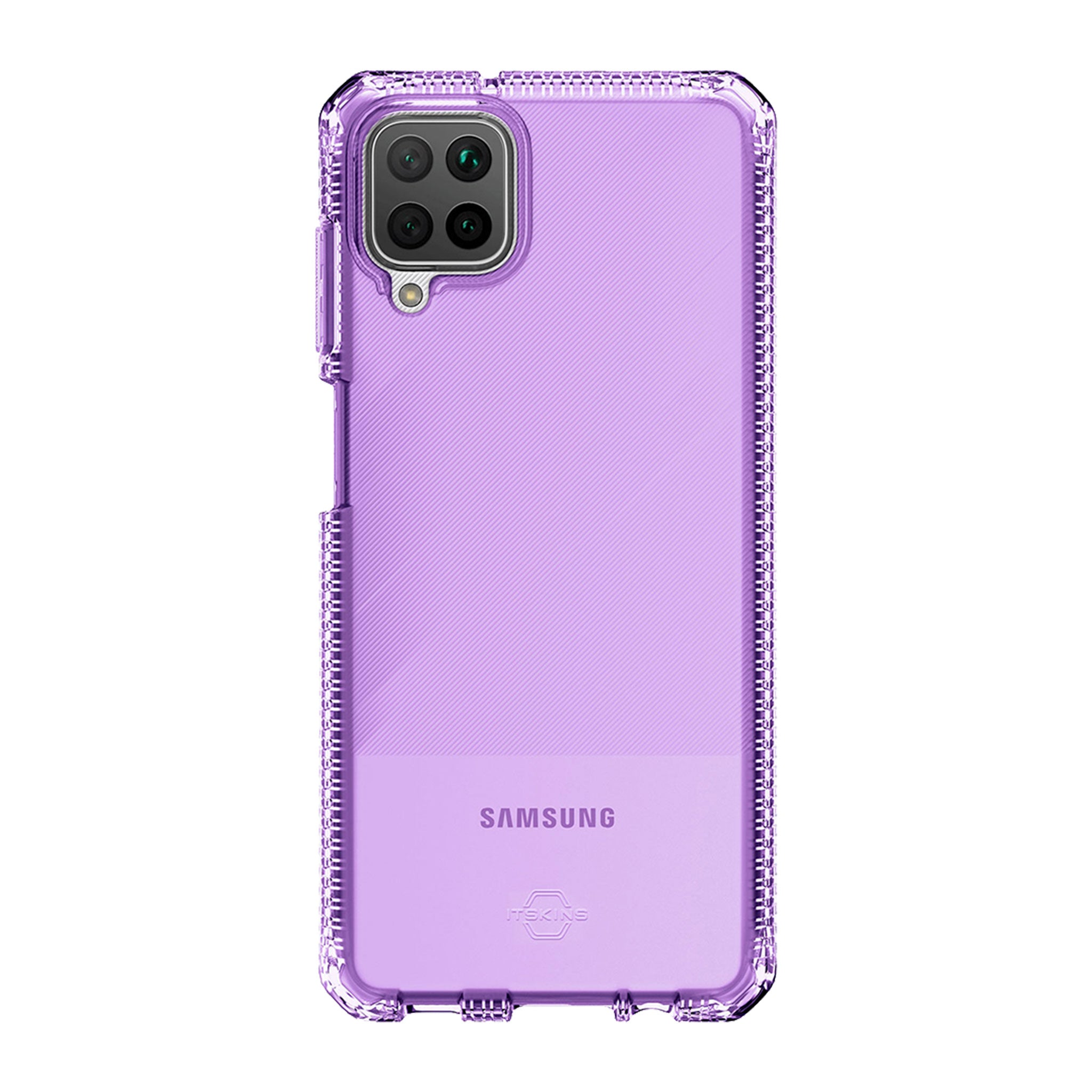Itskins - Spectrum Clear Case For Samsung Galaxy A12 - Light Purple