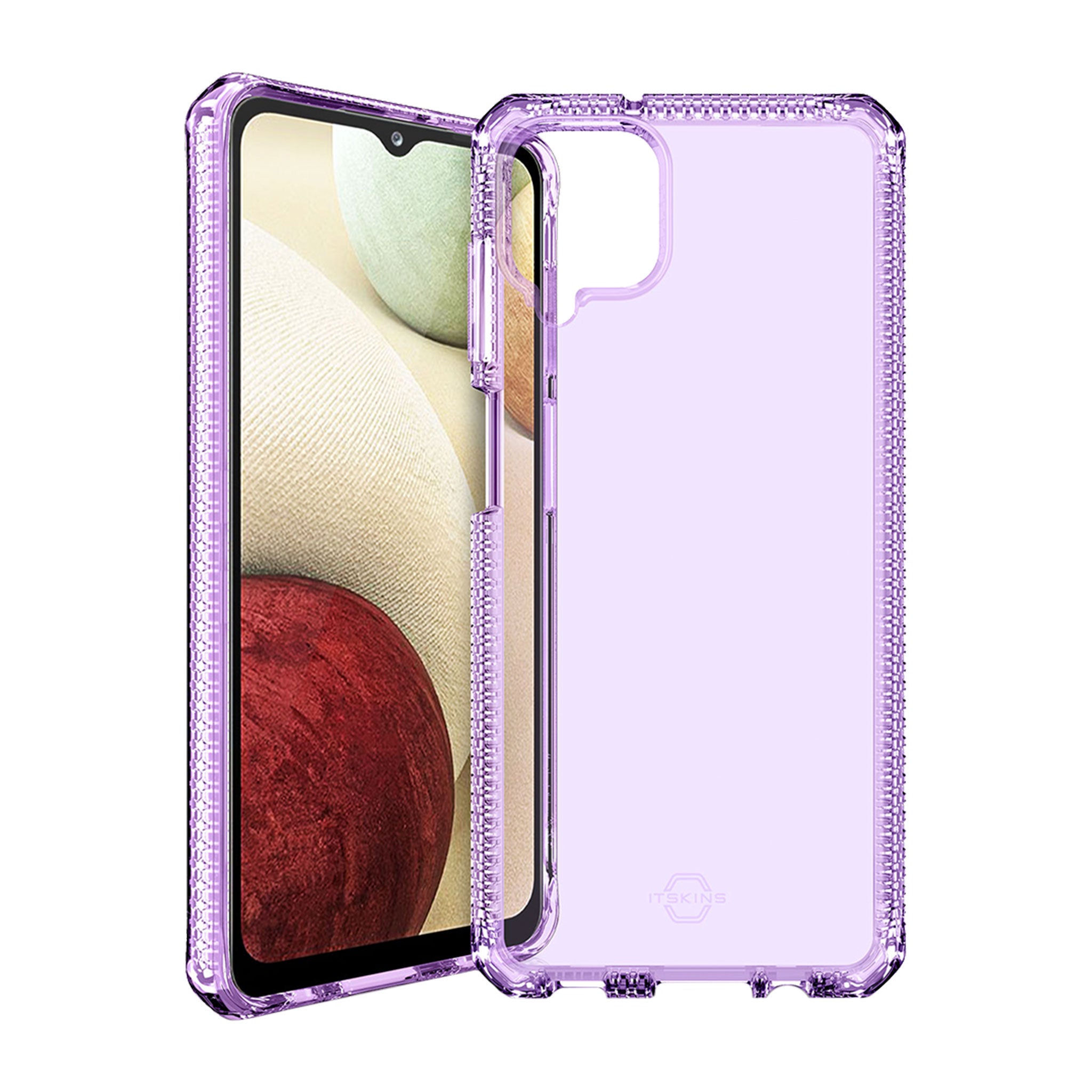 Itskins - Spectrum Clear Case For Samsung Galaxy A12 - Light Purple