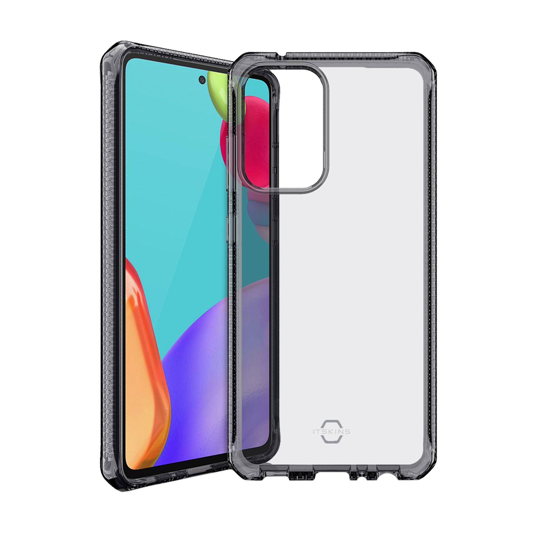 Itskins - Spectrum Clear Case For Samsung Galaxy A52 / A52 5g - Smoke