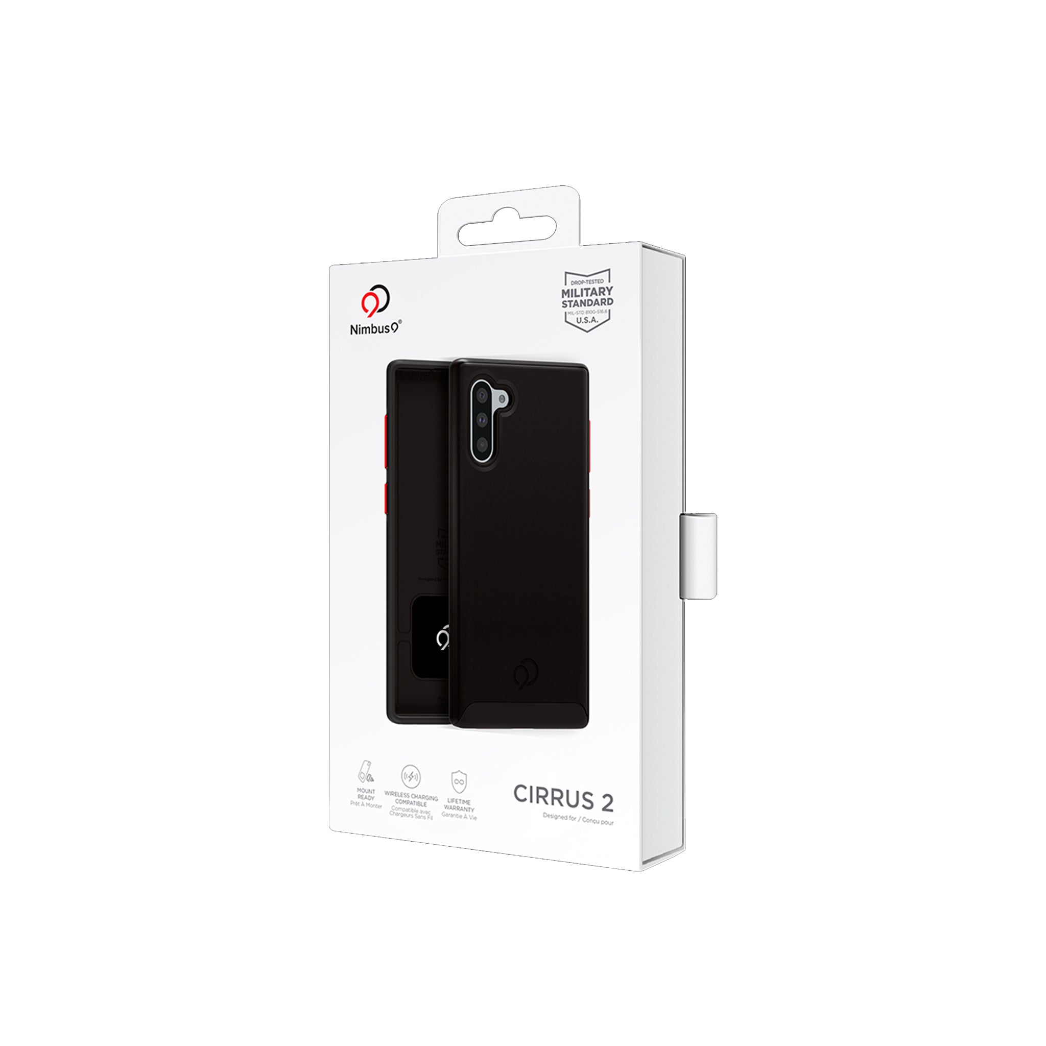 Nimbus9 - Cirrus 2 Case For Samsung Galaxy Note10 - Black