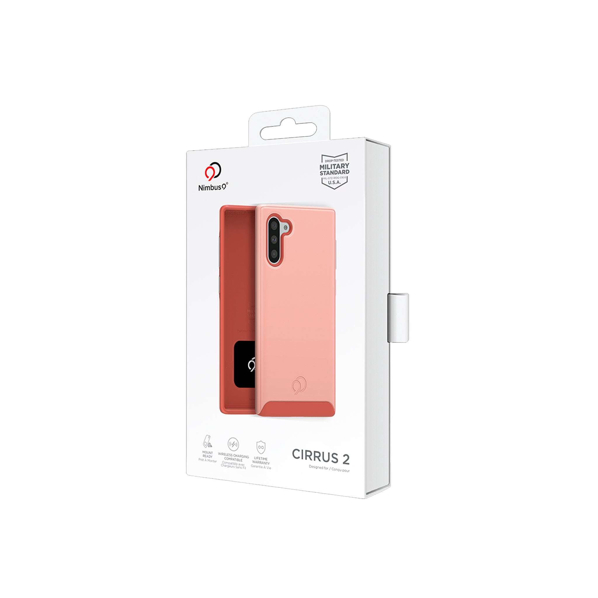 Nimbus9 - Cirrus 2 Case For Samsung Galaxy Note10 - Rose Gold