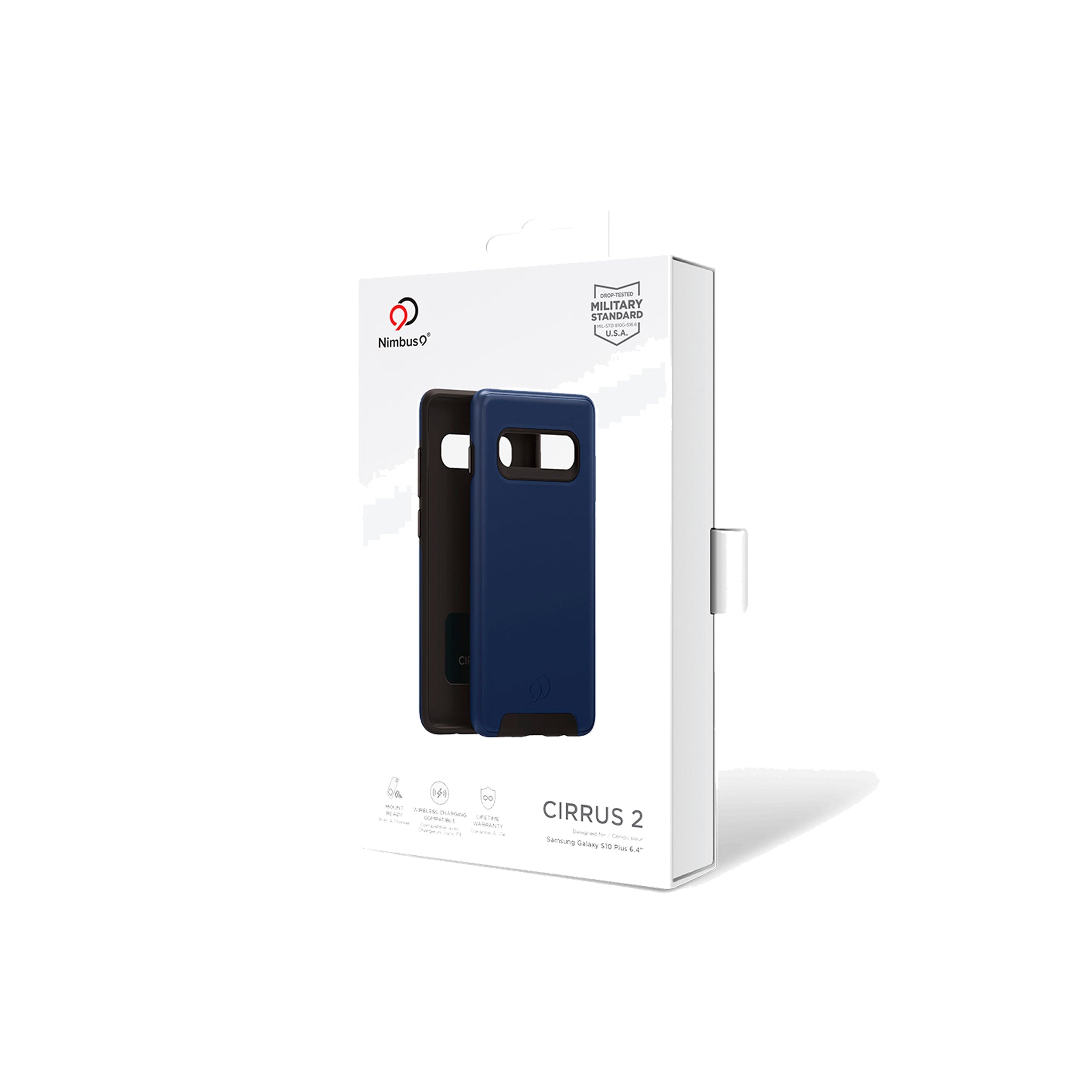 Nimbus9 - Cirrus 2 Case For Samsung Galaxy S10 Plus - Midnight Blue