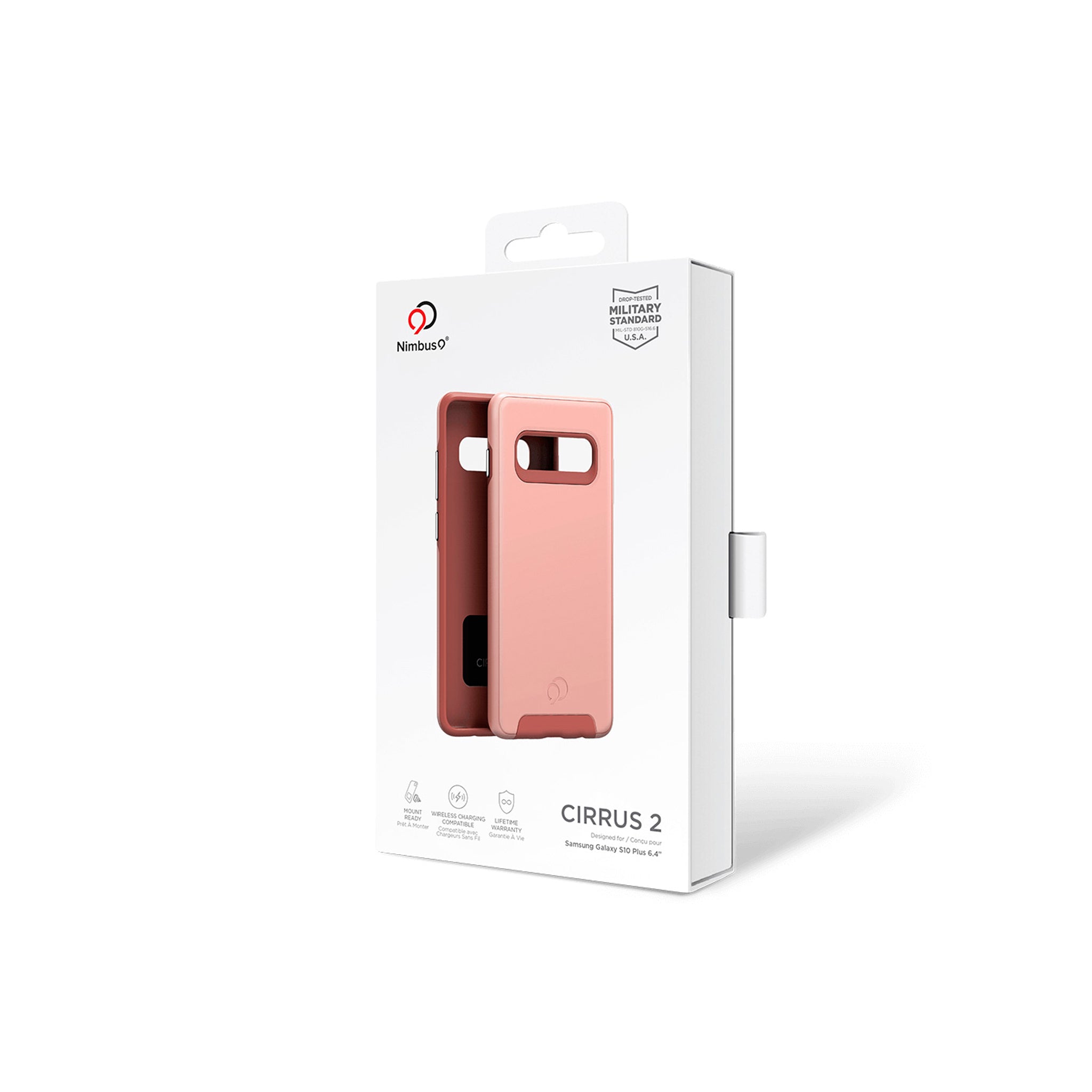 Nimbus9 - Cirrus 2 Case For Samsung Galaxy S10 Plus - Rose Gold
