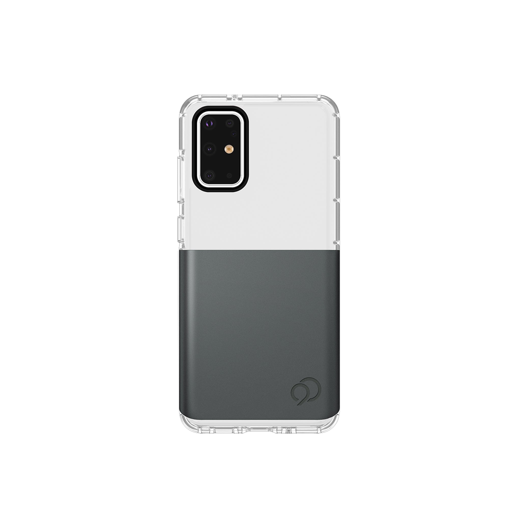 Nimbus9 - Ghost 2 Pro Case With Mount For Samsung Galaxy S20 Plus - Gunmetal Gray And Pure White