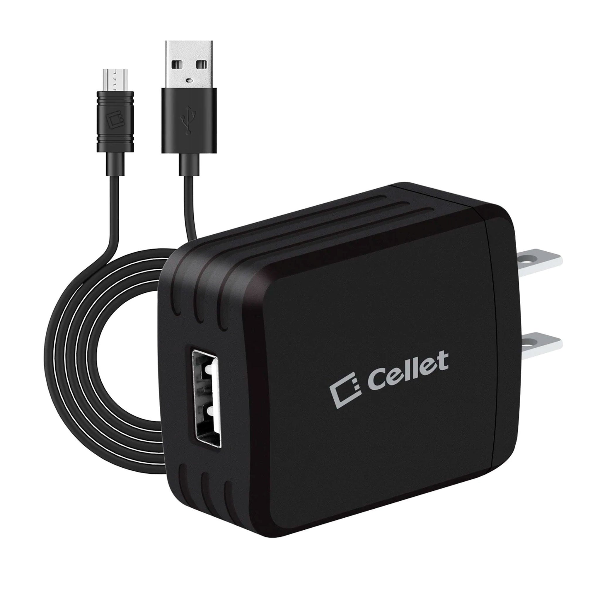 Cellet - Wall Charger 5w/1a For Micro Usb Devices - Black
