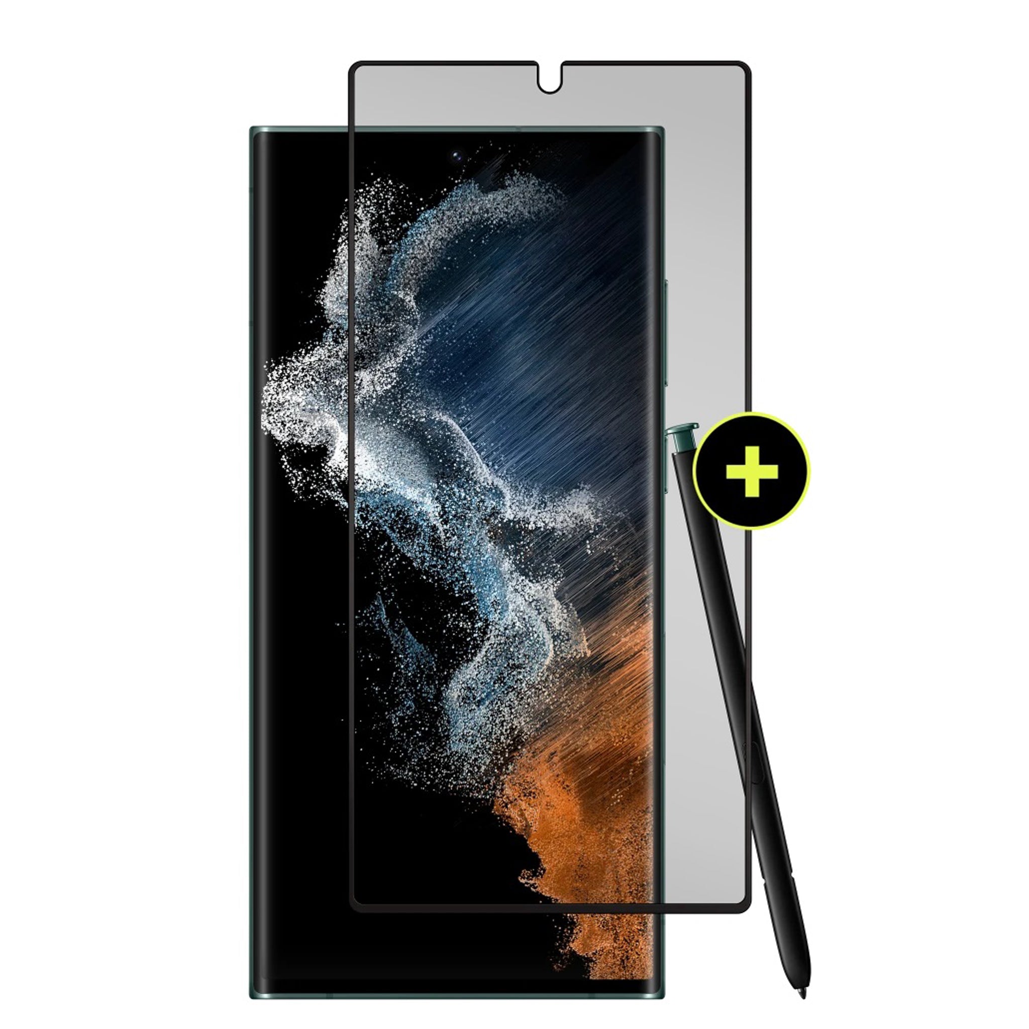 Gadget Guard - Black Ice Plus Flex $150 Guarantee Screen Protector For Samsung Galaxy S22 Ultra - Clear