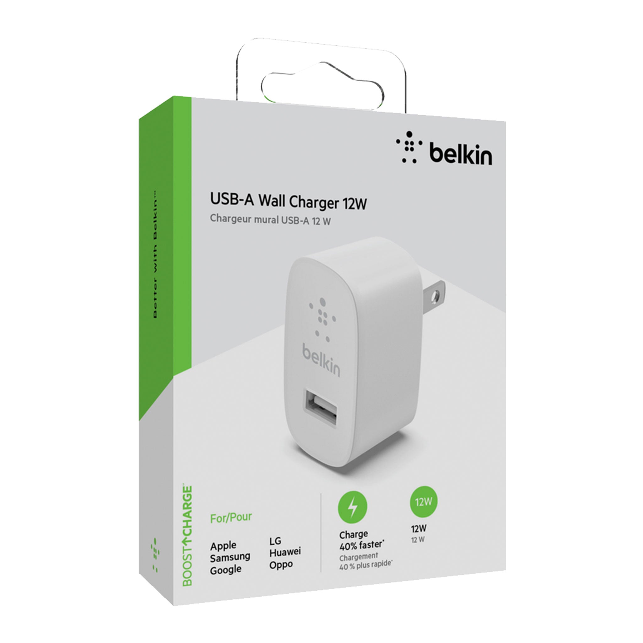 Belkin - Boost Up Charge Usb A Wall Charger 2.4a - White
