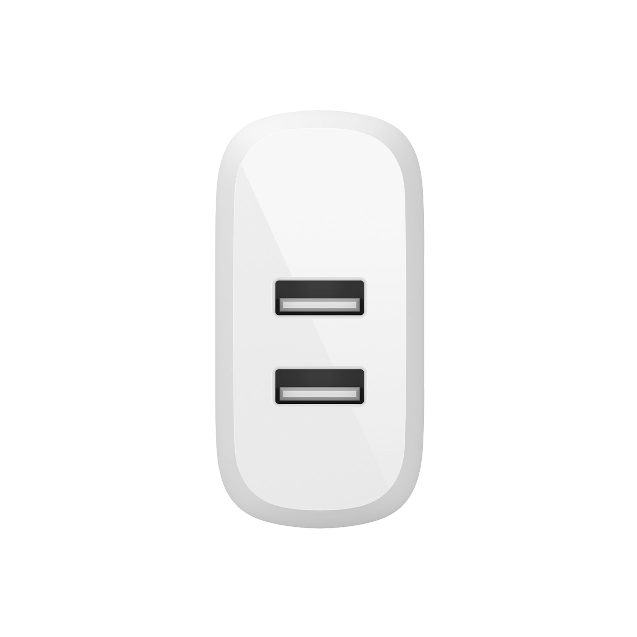 Belkin - Dual Port Usb A 24w Wall Charger - White